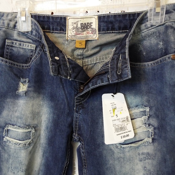Soho Babe Woman’s Deconstructed NY&CO Jeans Size 5 NWT SALE❗️ - Picture 3 of 6
